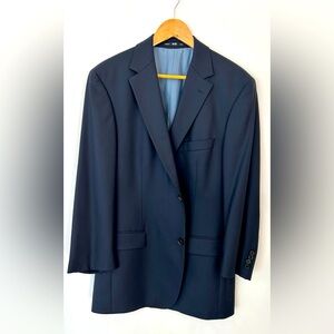 Hugo Boss Guabello Biotech 100% Virgin Wool Two Button Blazer Jacket 42R